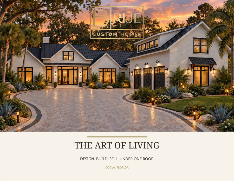 Cover of the BRIJE European Farmhouse design booklet